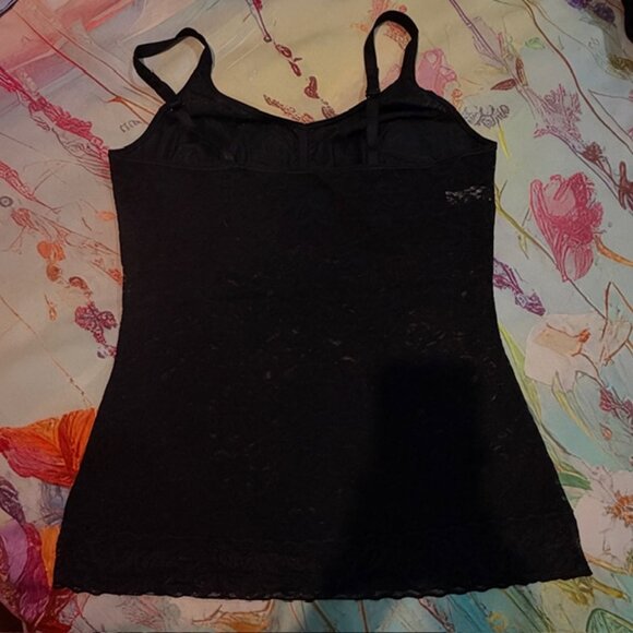 Bali Lace ‘N Smooth Shaping Cami Black Size XL - Picture 6 of 11